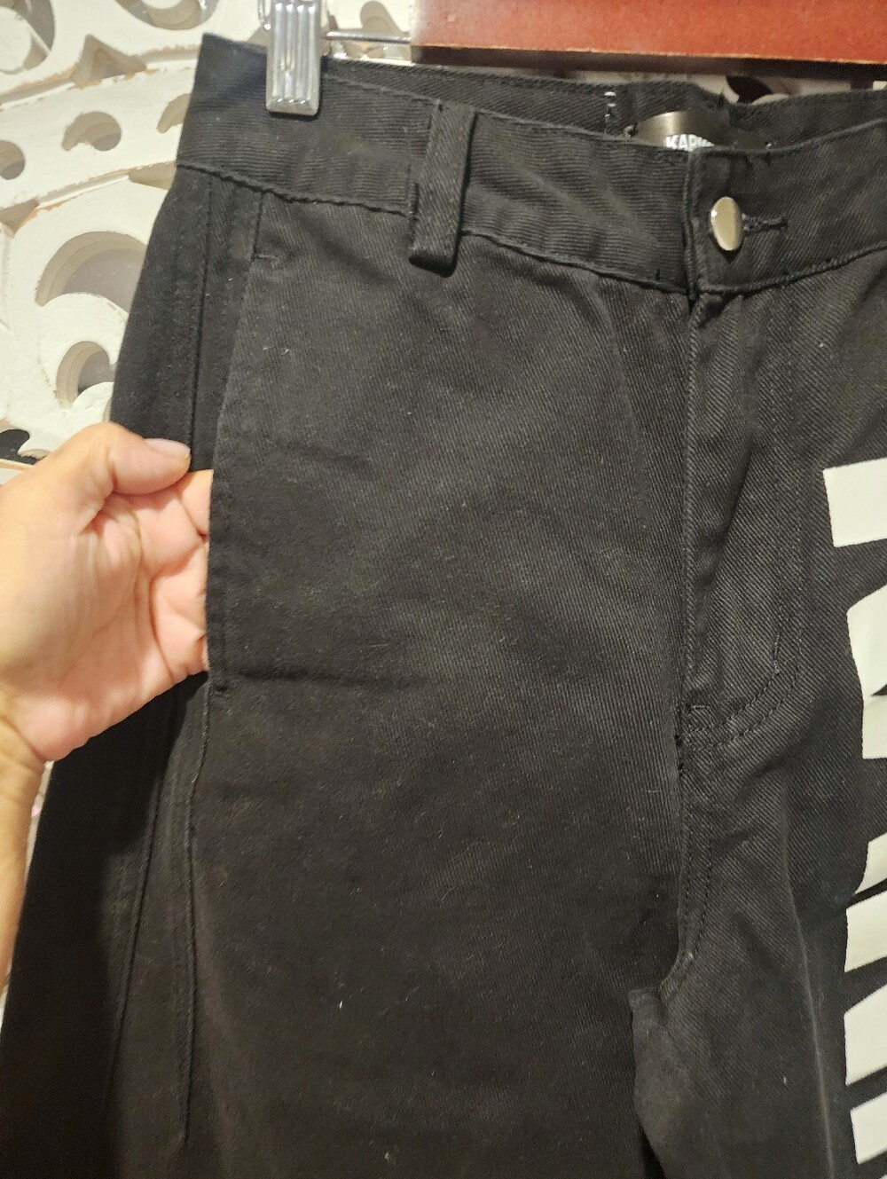 DEKAYED KARMANISTIC WIDE LEG STARIGHT JEANS STREETWEAR SIZE SMALL - Picture 11 of 16